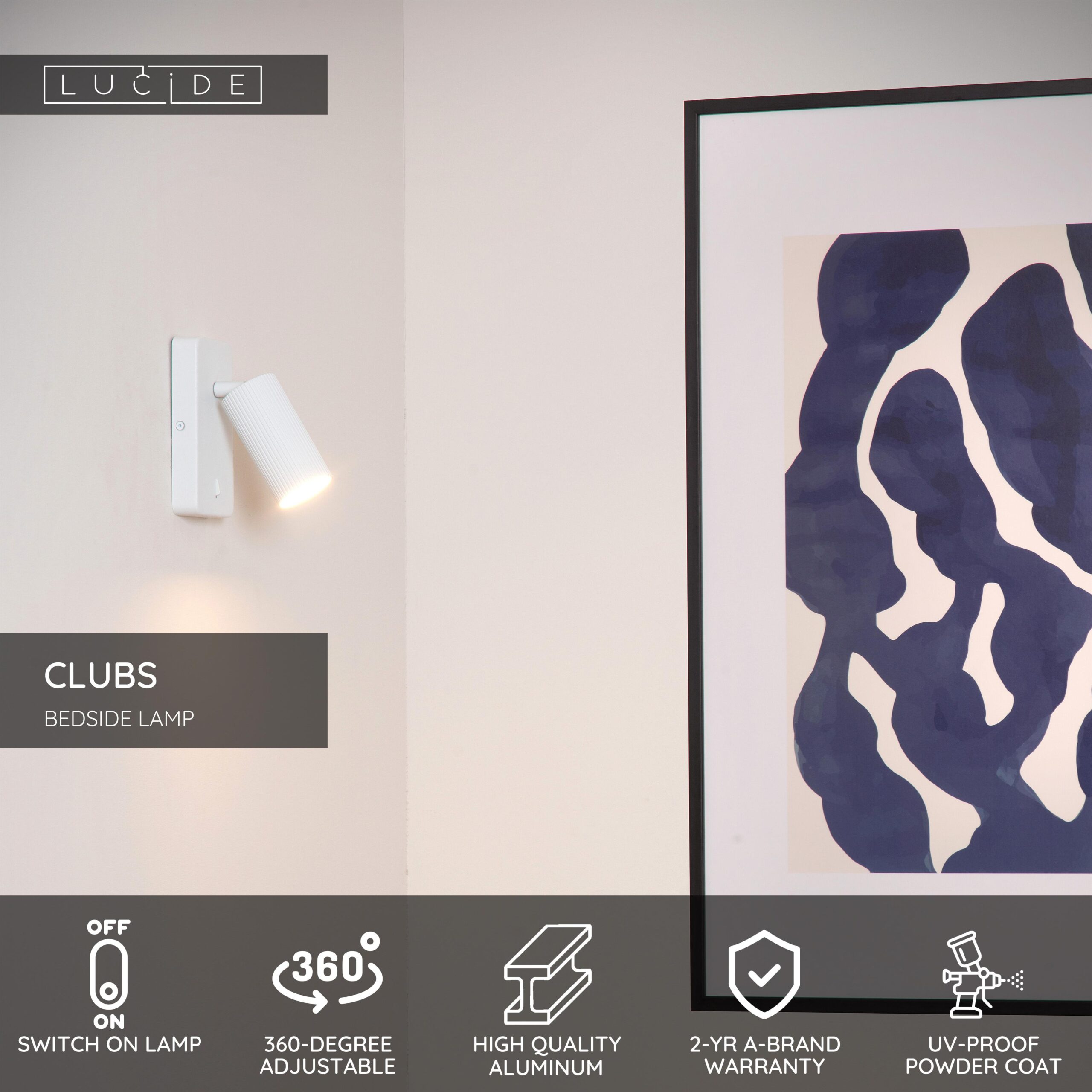 CLUBS – Nástenné osvetlenie – Obrázok 3