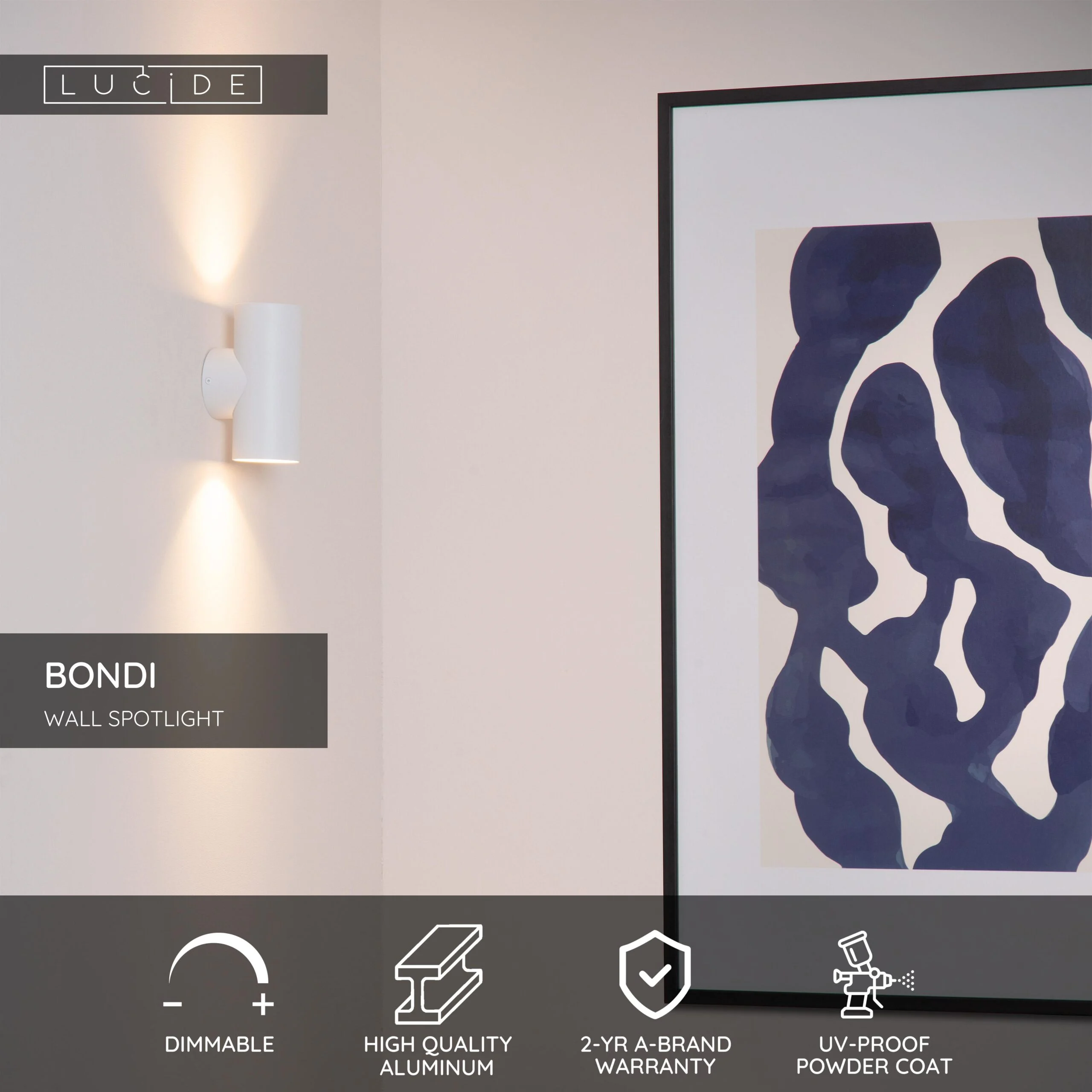 BONDI – Nástenné svietidlo – Obrázok 2