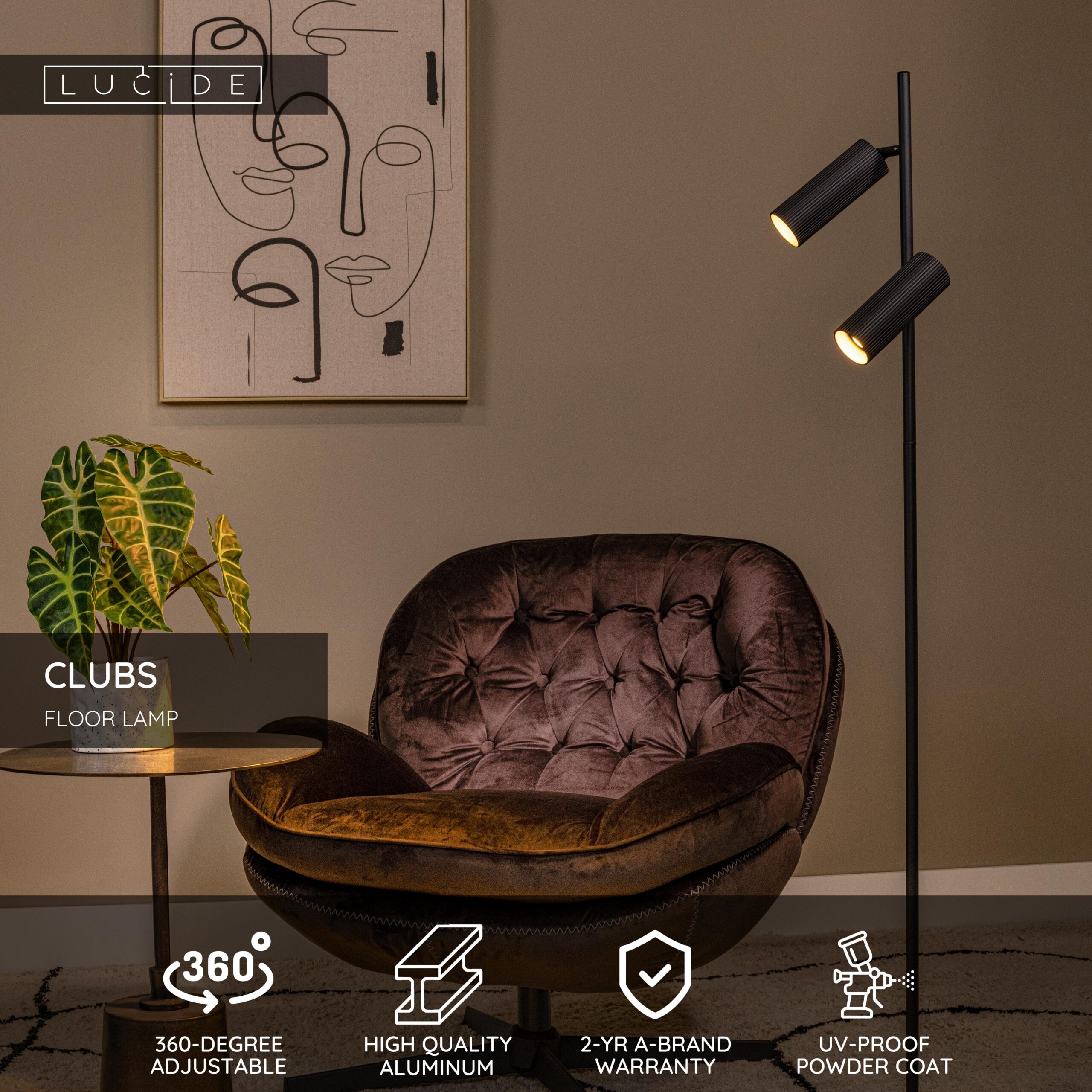 CLUBS – Stojacie lampy – Obrázok 3