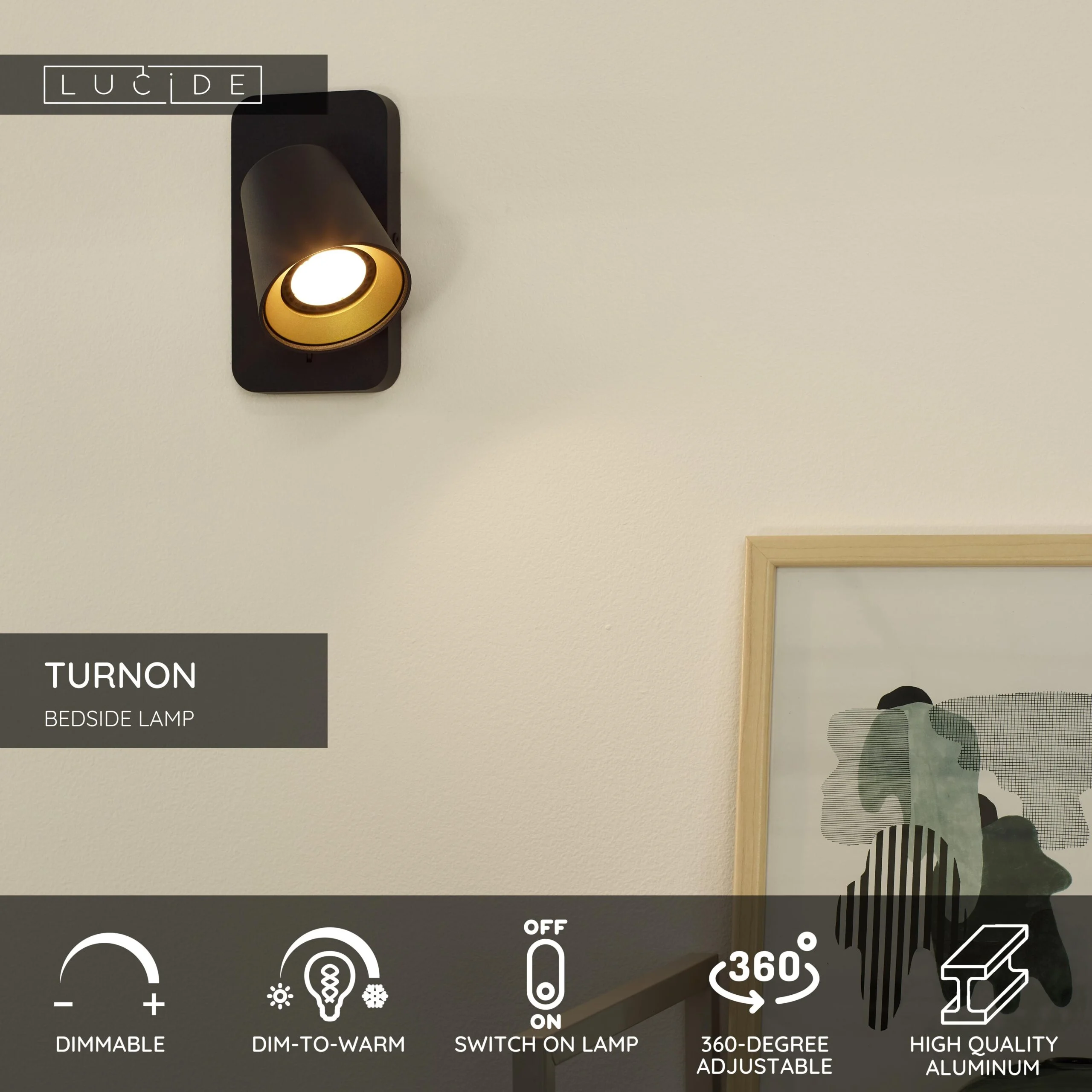 TURNON – Nástenné osvetlenie – Obrázok 2
