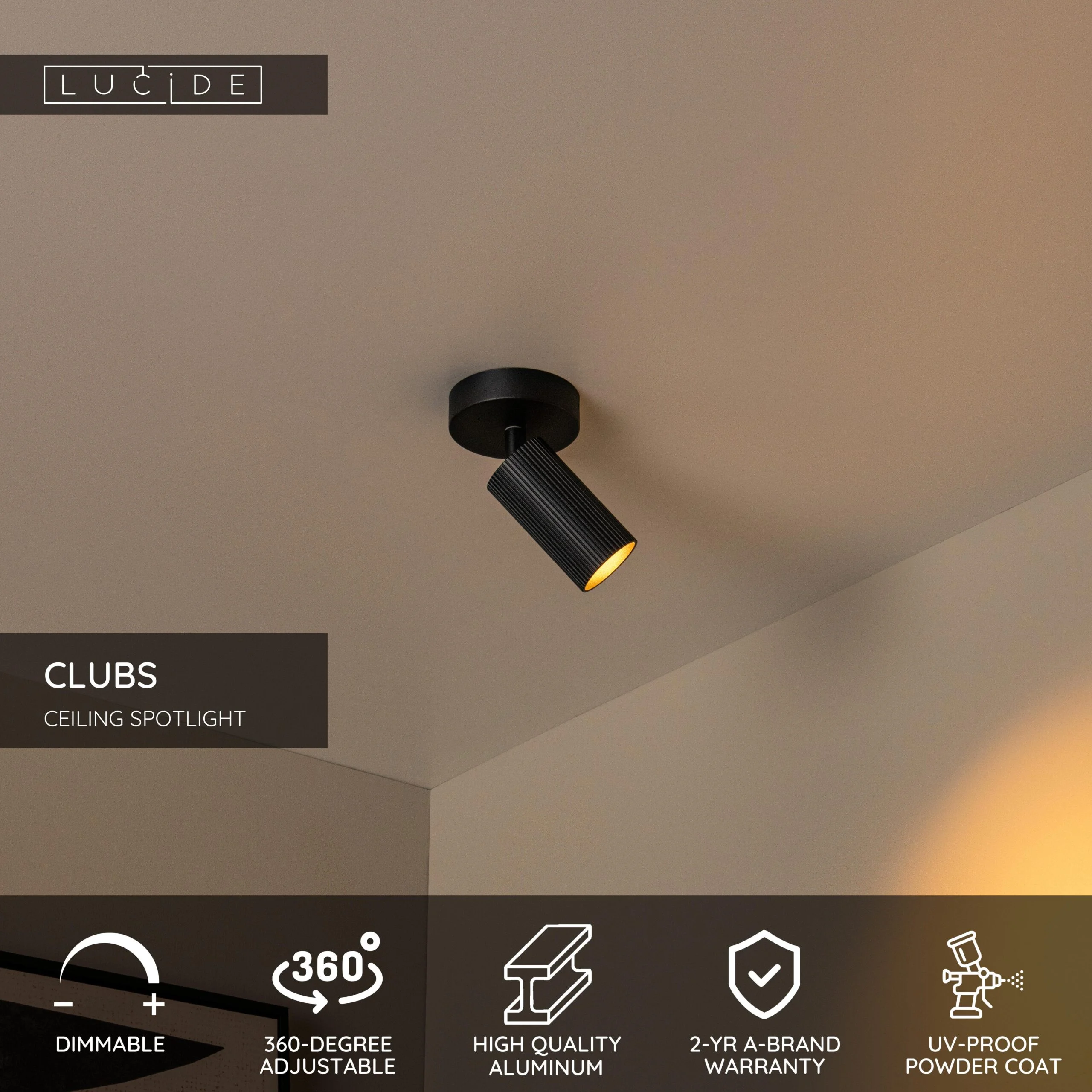 CLUBS – Stropné svietidlá – Obrázok 3