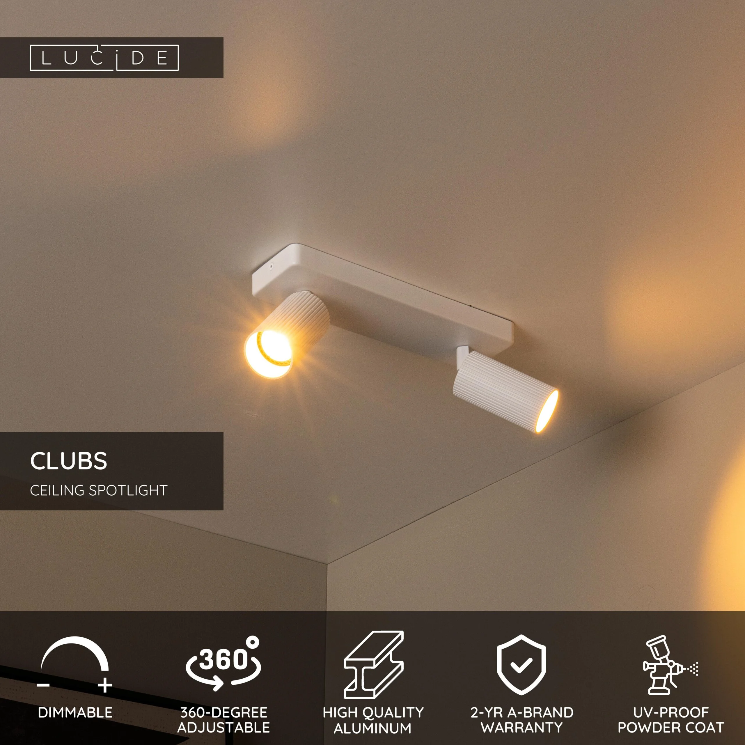 CLUBS – Stropné svietidlá – Obrázok 3