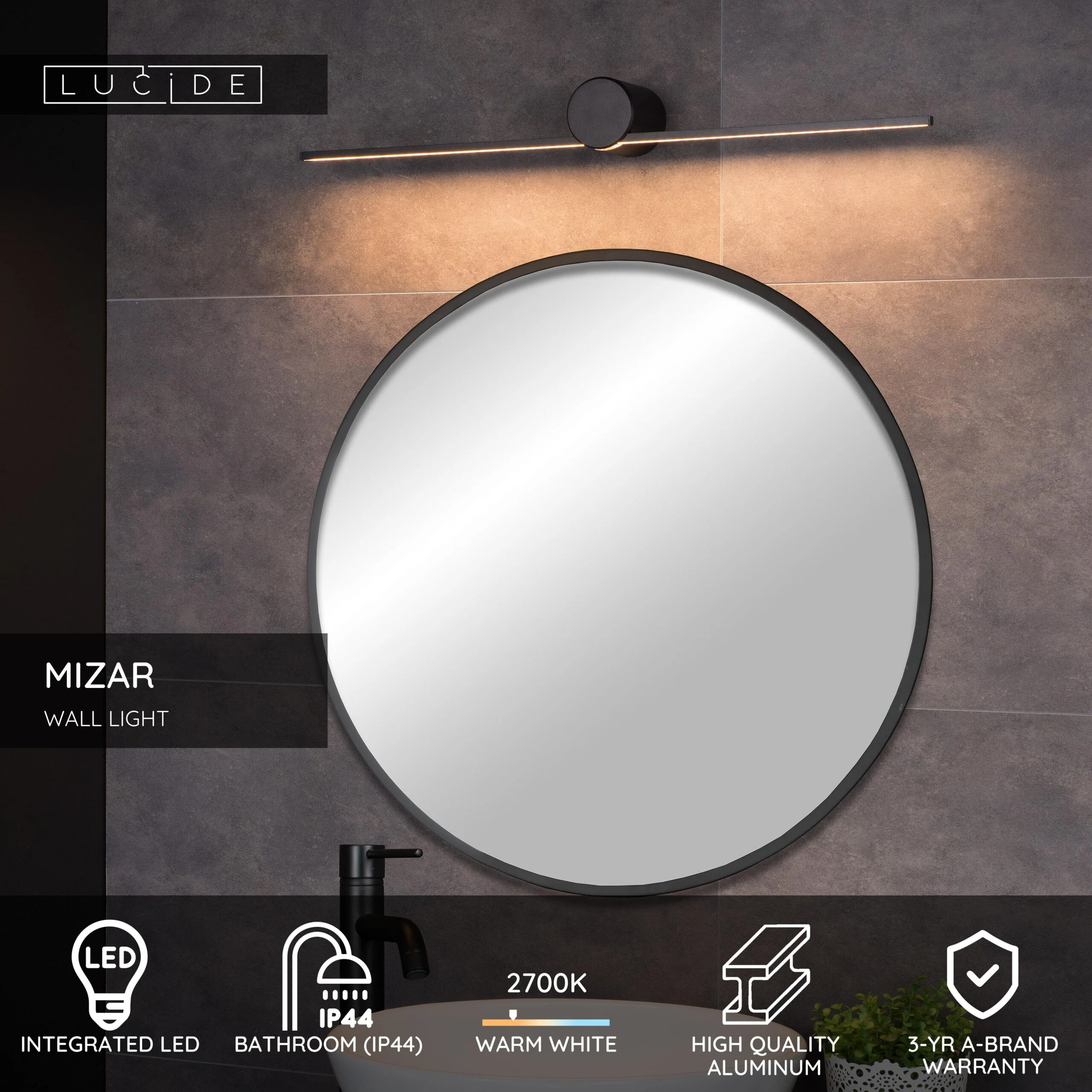 MIZAR – Nástenné svietidlo – Obrázok 2