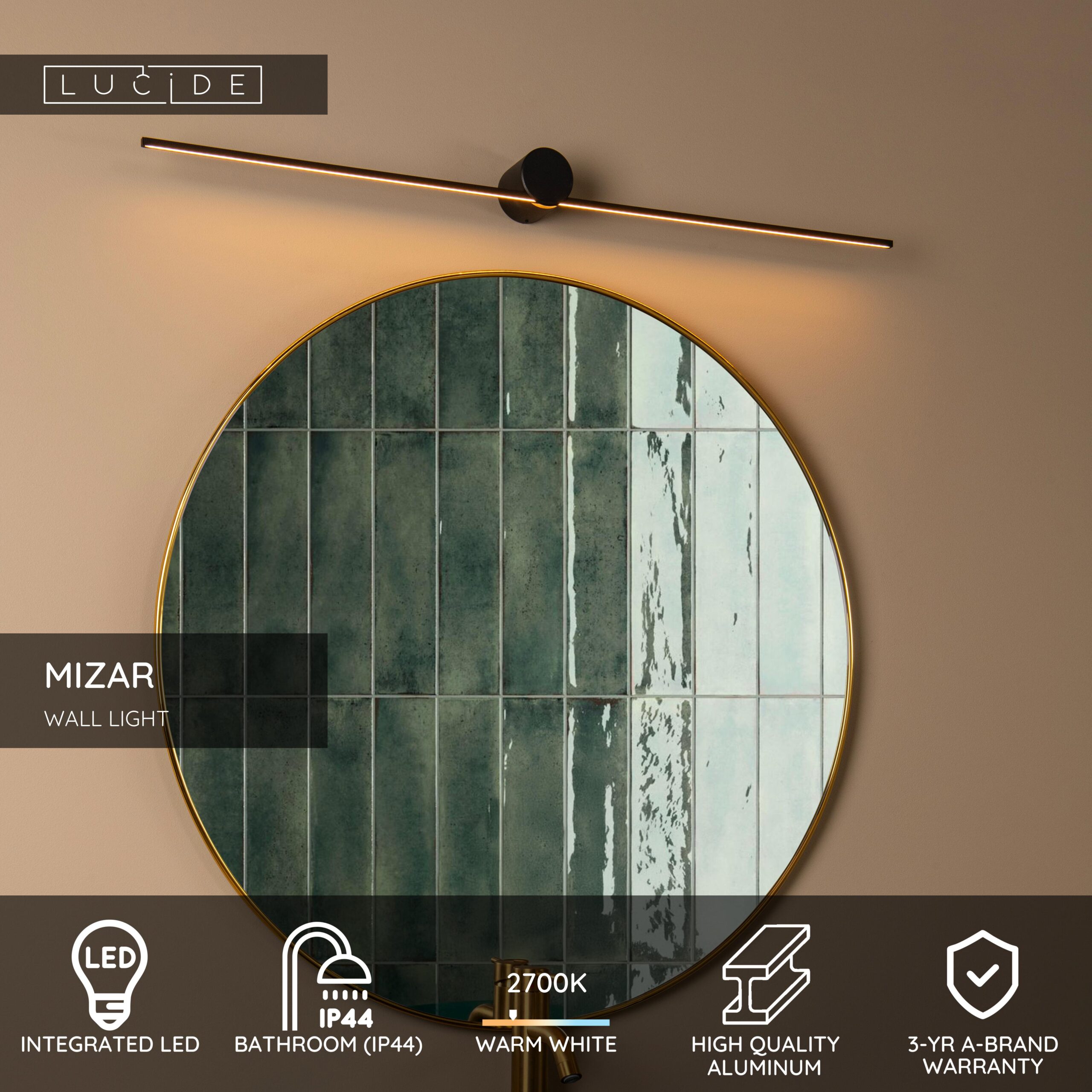 MIZAR – Nástenné svietidlo – Obrázok 3