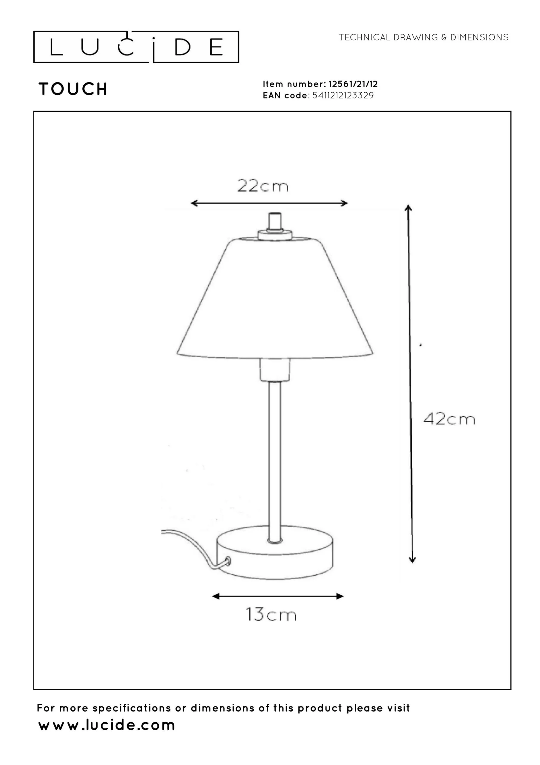 TOUCH – Stolové lampy – Obrázok 5