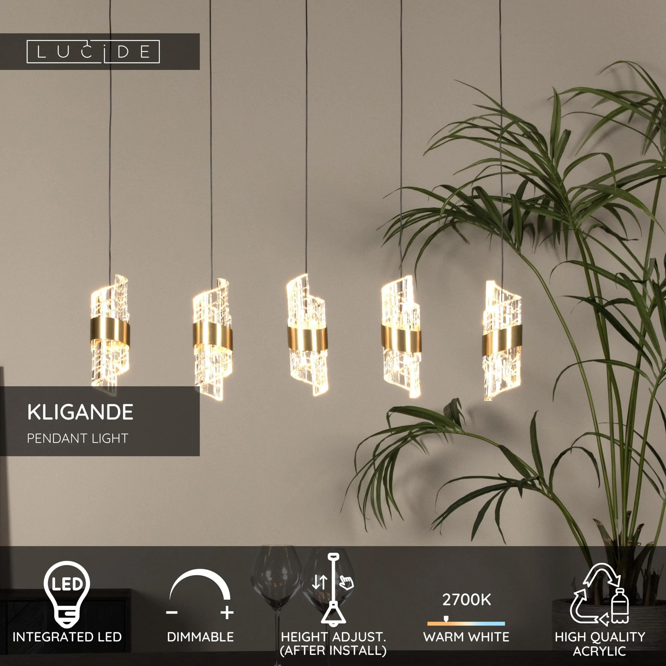 KLIGANDE – Závesné svietidlá – Obrázok 3