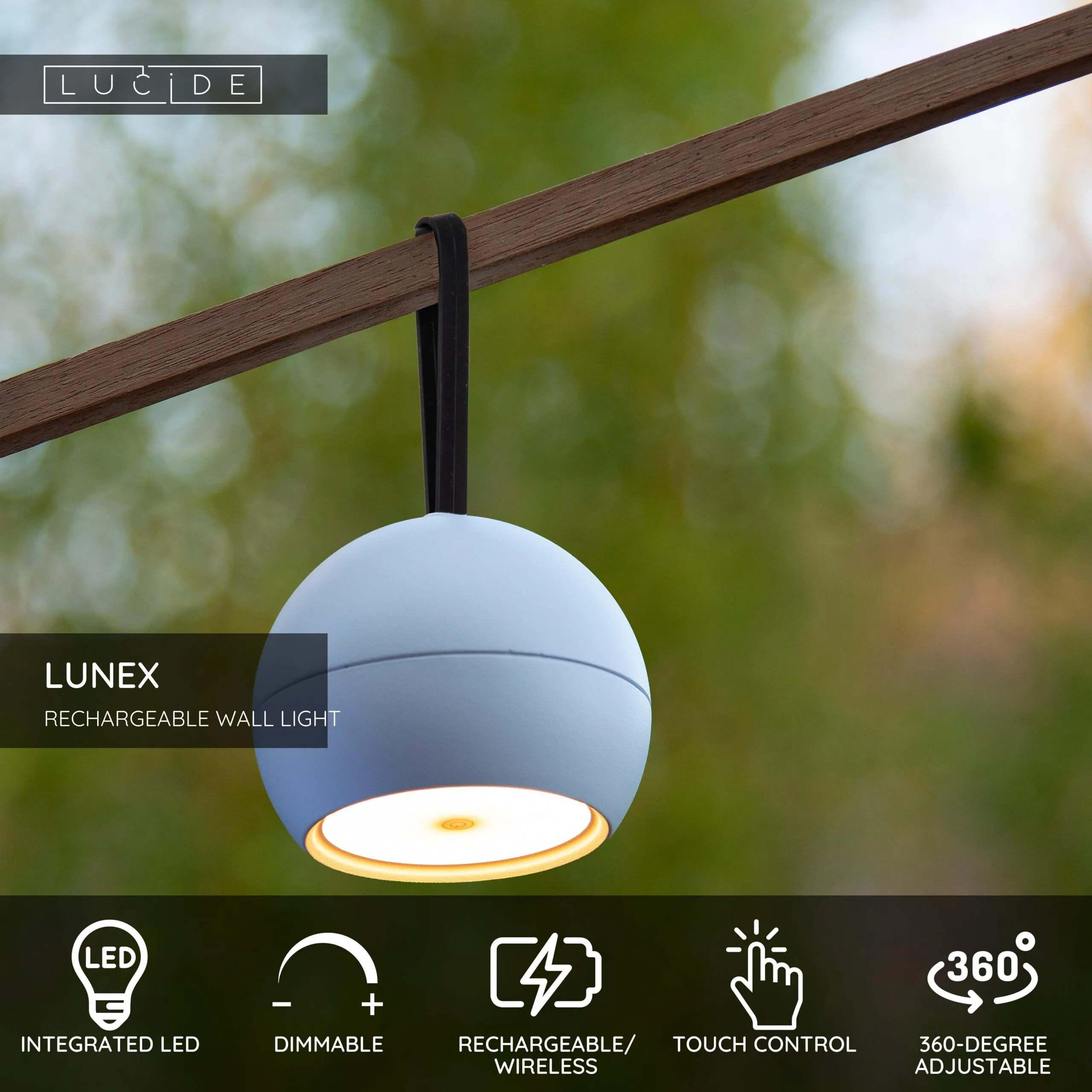 LUNEX – Vonkajšie nástenné osvetlenie – Obrázok 3