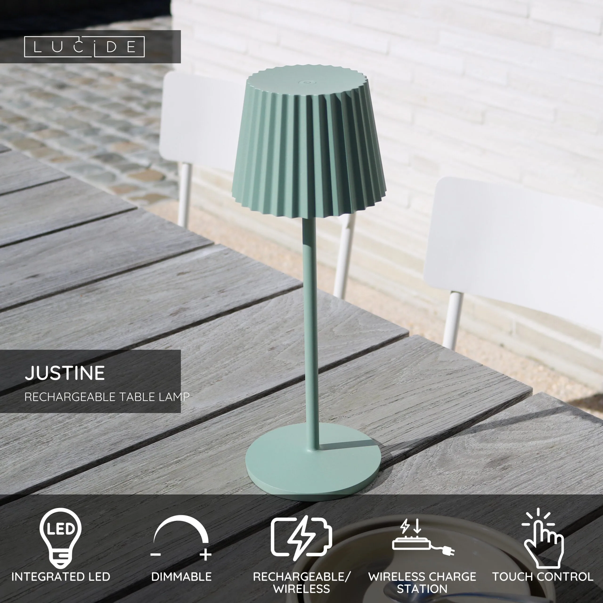 JUSTINE – Vonkajšie stolové lampy – Obrázok 3