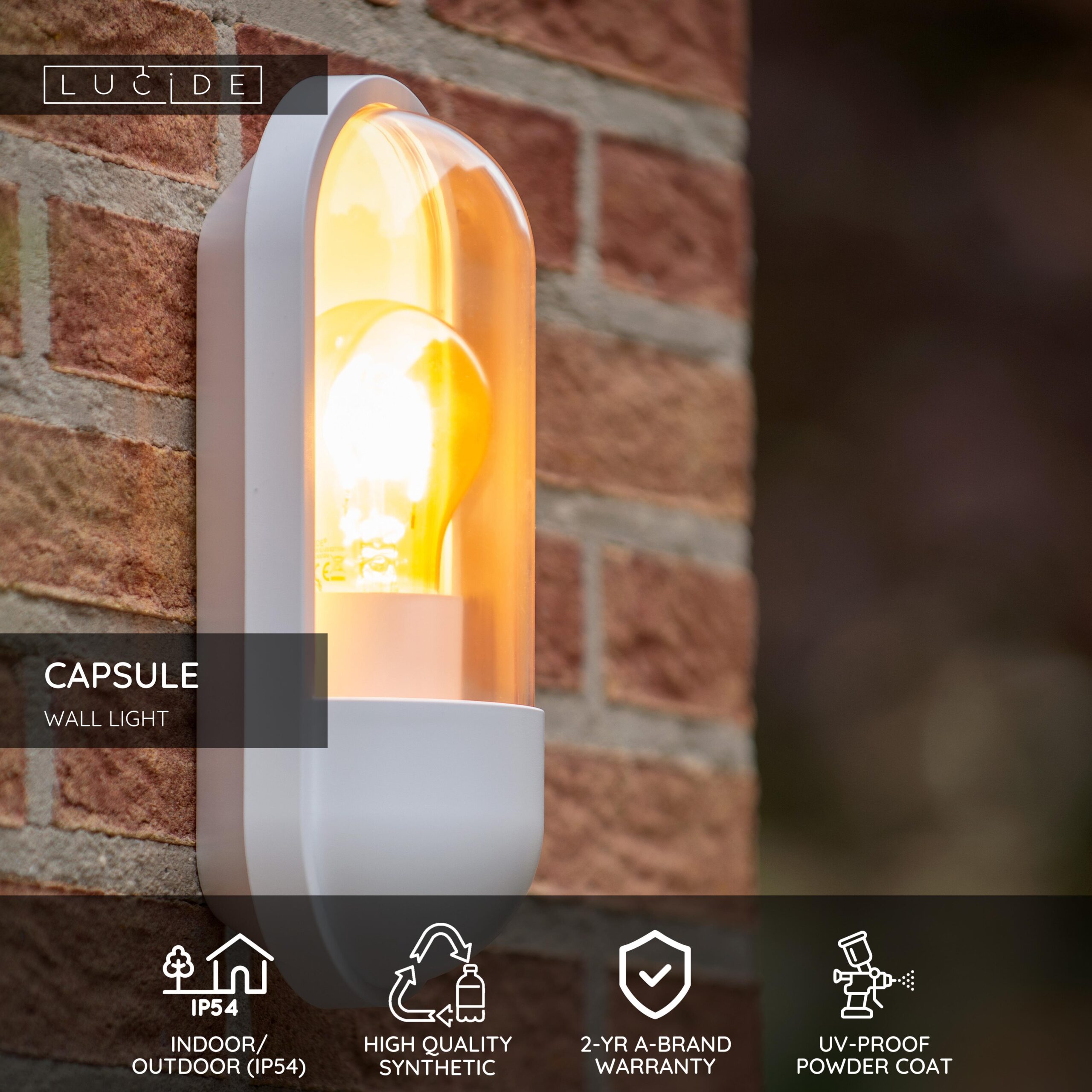 CAPSULE – Vonkajšie nástenné svietidlo – Obrázok 3