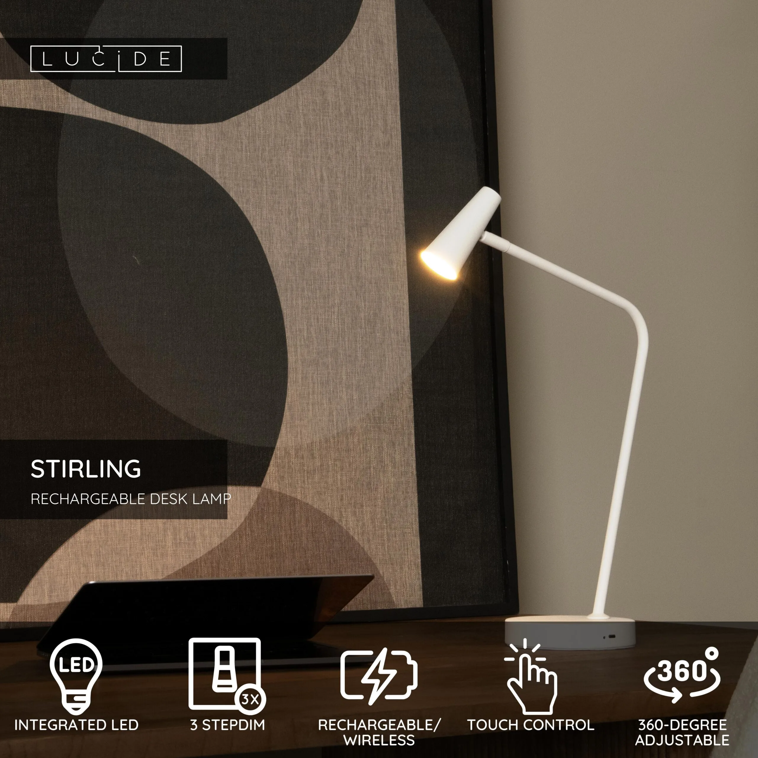 STIRLING – Stolové lampy – Obrázok 3