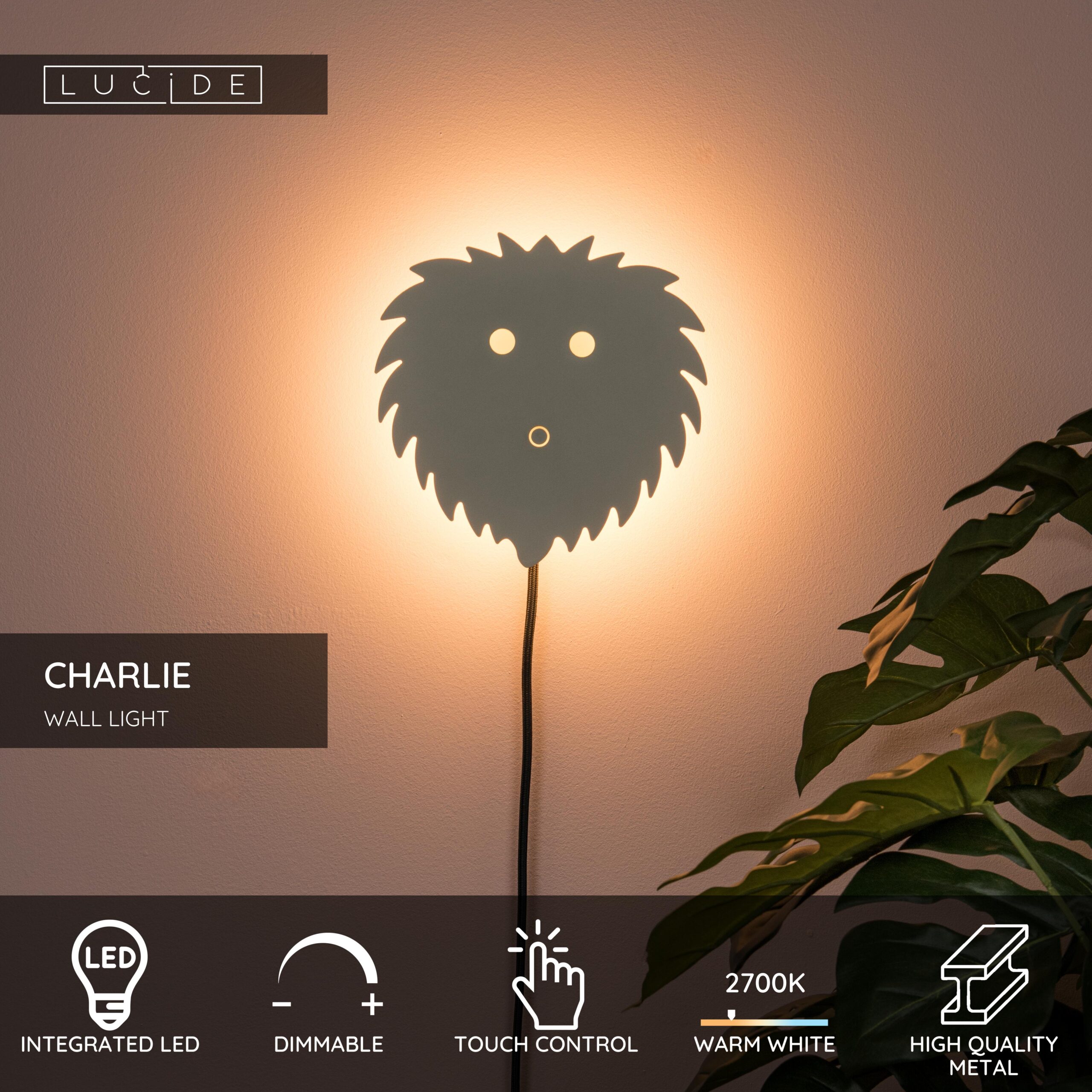 CHARLIE – Nástenné svietidlo – Obrázok 3