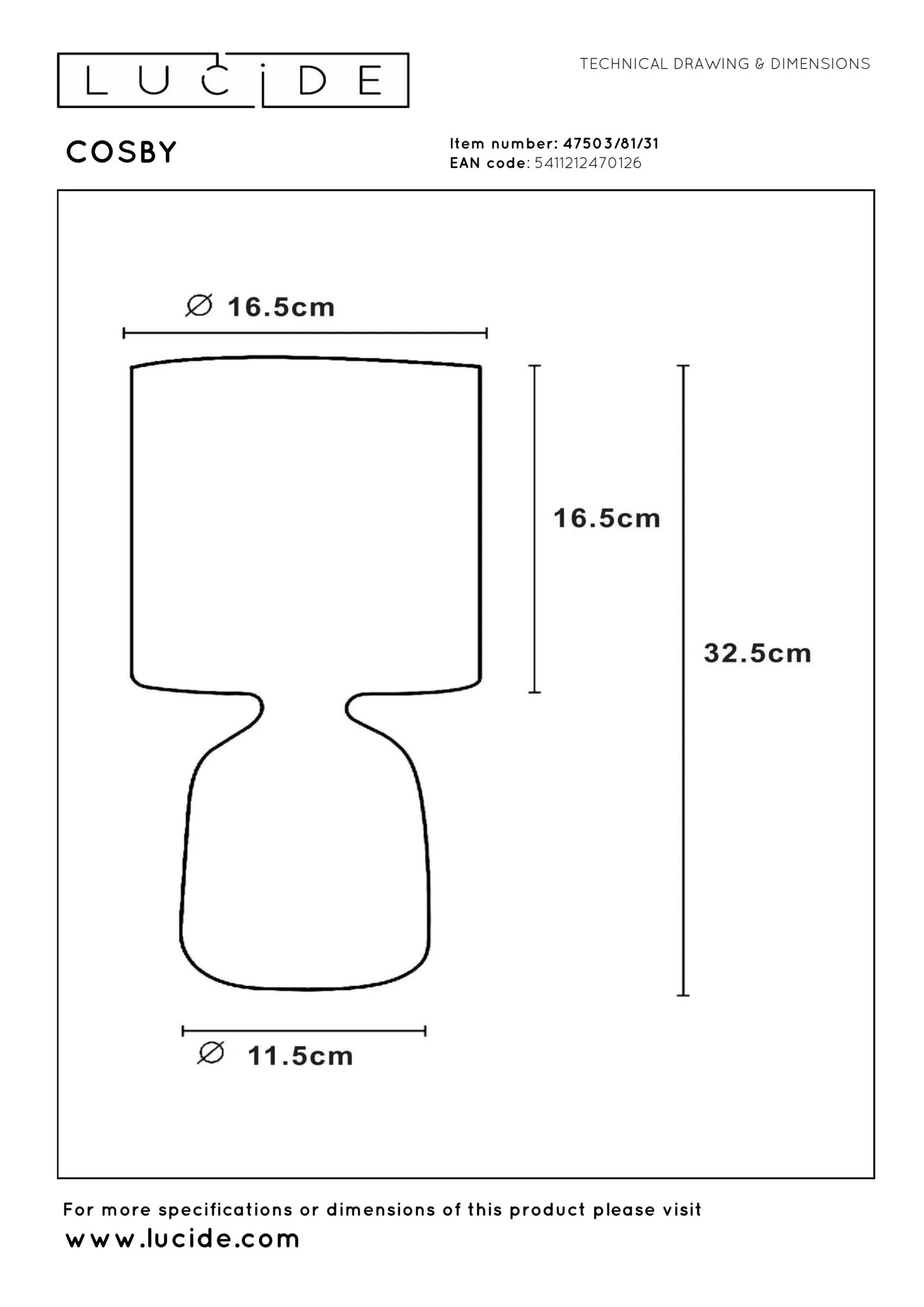COSBY – Stolné lampy – Obrázok 5