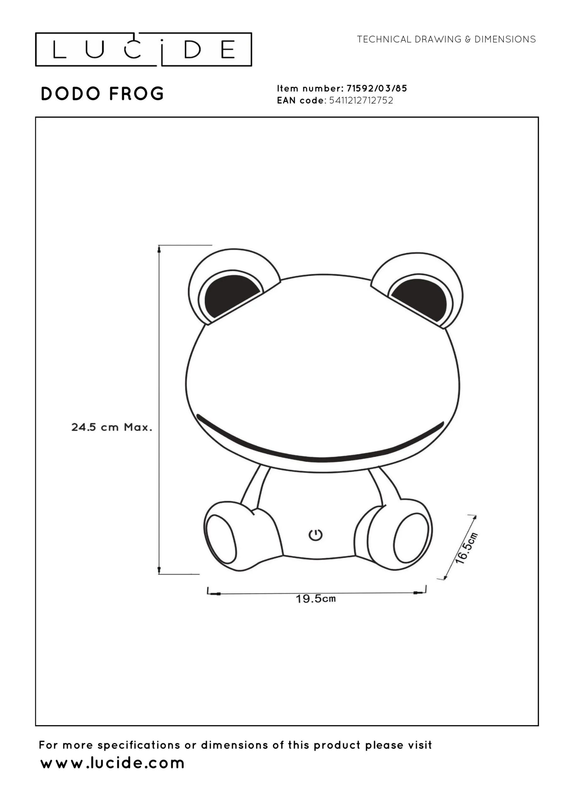 DODO FROG – Stolové lampy – Obrázok 5
